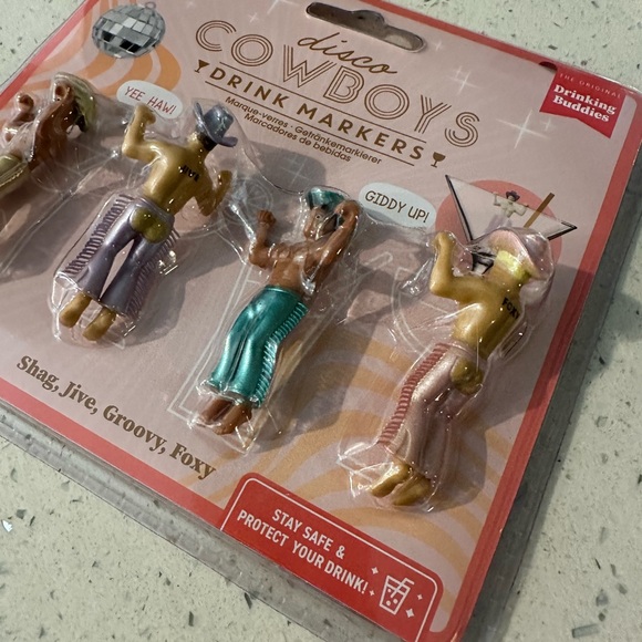NWT Disco Cowboy Drink Marker Set - Picture 4 of 9